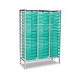 Static Triple Column 45 Tray Storage Unit