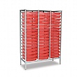 Static Triple Column 45 Tray Storage Unit