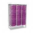 Static Triple Column 45 Tray Storage Unit