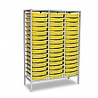 Static Triple Column 45 Tray Storage Unit