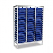 Static Triple Column 45 Tray Storage Unit