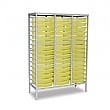 Static Triple Column 45 Tray Storage Unit