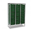 Static Triple Column 45 Tray Storage Unit