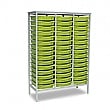 Static Triple Column 45 Tray Storage Unit