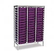 Static Triple Column 45 Tray Storage Unit