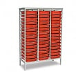 Static Triple Column 45 Tray Storage Unit