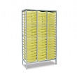 Static Triple Column 57 Tray Storage Unit