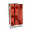 Static Triple Column 57 Tray Storage Unit