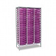 Static Triple Column 57 Tray Storage Unit