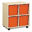 4 Tray Quad Storage Unit