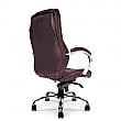 Sandown High Back Italian Leather Faced Synchronous Executive Chair