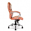 Sandown High Back Italian Leather Faced Synchronous Executive Chair