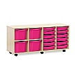 16 Tray Combi Mobile Storage