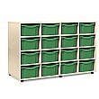 16 Tray Double Mobile Storage