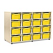 16 Tray Double Mobile Storage