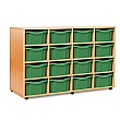 16 Tray Double Mobile Storage