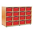 16 Tray Double Mobile Storage