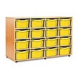 16 Tray Double Mobile Storage