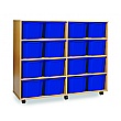 16 Tray Triple Mobile Storage