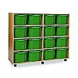 16 Tray Triple Mobile Storage