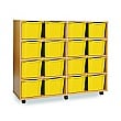 16 Tray Triple Mobile Storage