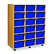 18 Tray Double Mobile Storage