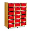 18 Tray Double Mobile Storage