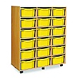 18 Tray Double Mobile Storage