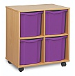 4 Tray Quad Storage Unit