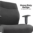 Bariatric Operator Chair - Porter Black Fabric Chair