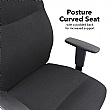 Bariatric Operator Chair - Porter Black Fabric Chair