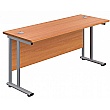 Commerce II Deluxe Compact Rectangular Desk