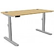 Leap Bamboo Rectangular Standing Office Desks