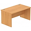 Karbon K2 Rectangular Panel End Desk