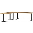 Germania Mailand Height Adjustable L Shaped Desk