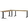 Germania Mailand Height Adjustable L Shaped Desk