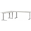 Germania Mailand Height Adjustable L Shaped Desk