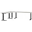 Germania Mailand Height Adjustable L Shaped Desk