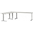 Germania Mailand Height Adjustable L Shaped Desk