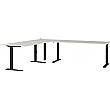 Germania Mailand Height Adjustable L Shaped Desk