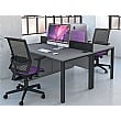 Presence Compact Rectangular Double Bench Desks