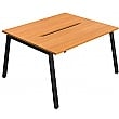 Commerce II A Frame Back to Back Compact Bench Desks