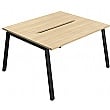 Commerce II A Frame Back to Back Compact Bench Desks