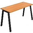 Commerce II A Frame Single Compact Bench Desks