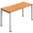 Commerce II Goal Post Single Compact Bench Desks