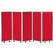 Concertina 5 Panel Mobile Display & Room Dividers