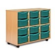 Storage Allsorts 12 Double Jelly Tray Unit