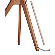 TTAP Tripod Wood Floor TV Stand