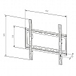 TTAP Slim Fixed TV Bracket