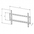 TTAP Slim Fixed TV Bracket